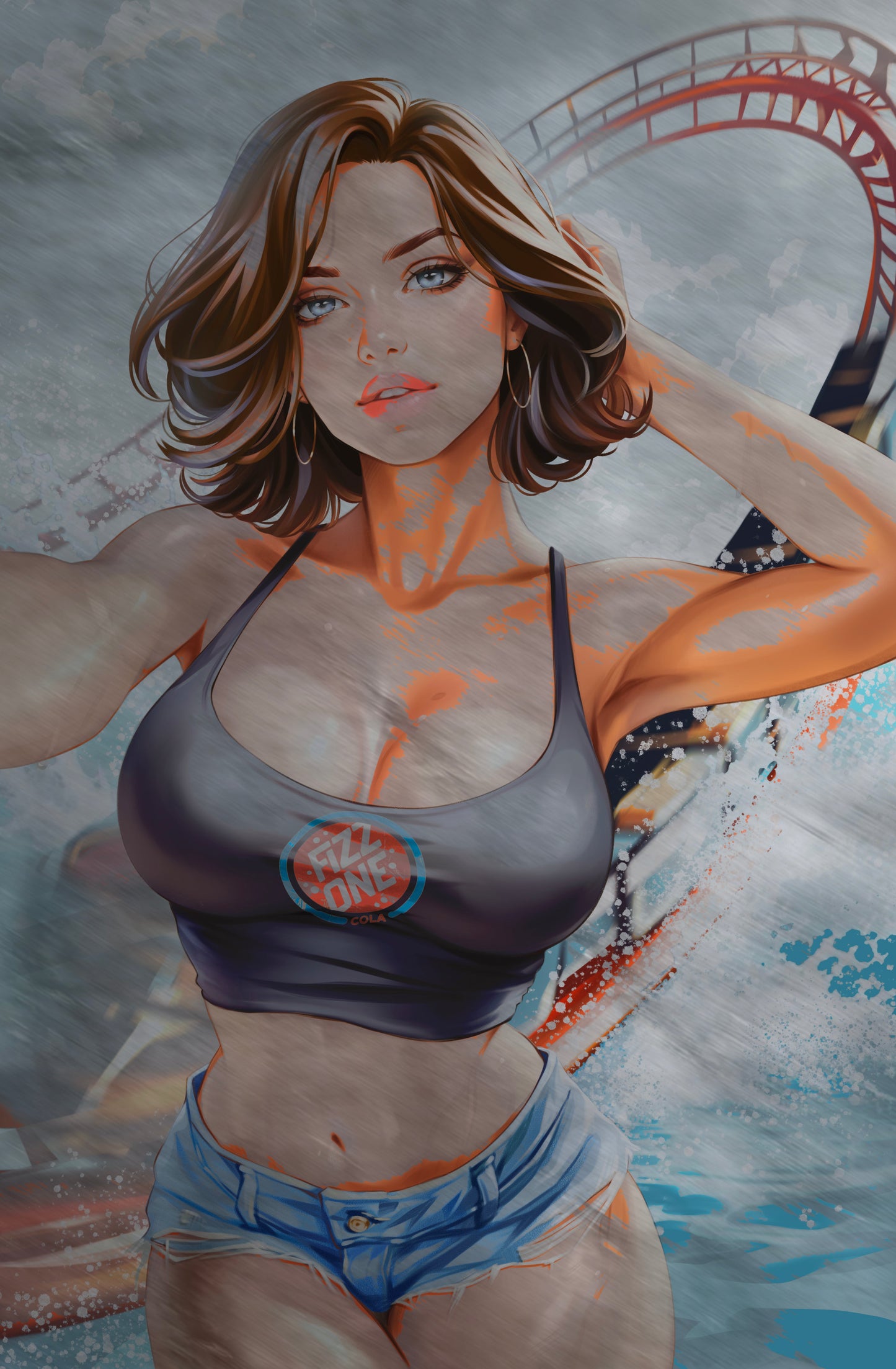 POP KILL #1 - KATYA SINYUKHINA COVER A METAL VARIANT LTD 10 MEGACON 2026 EXCLUSIVE