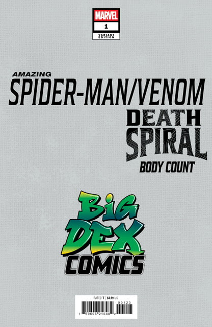 Amazing Spider-Man/Venom Death Spiral: Body Count #1 GODTAIL Trade/Virgin Set of 2
