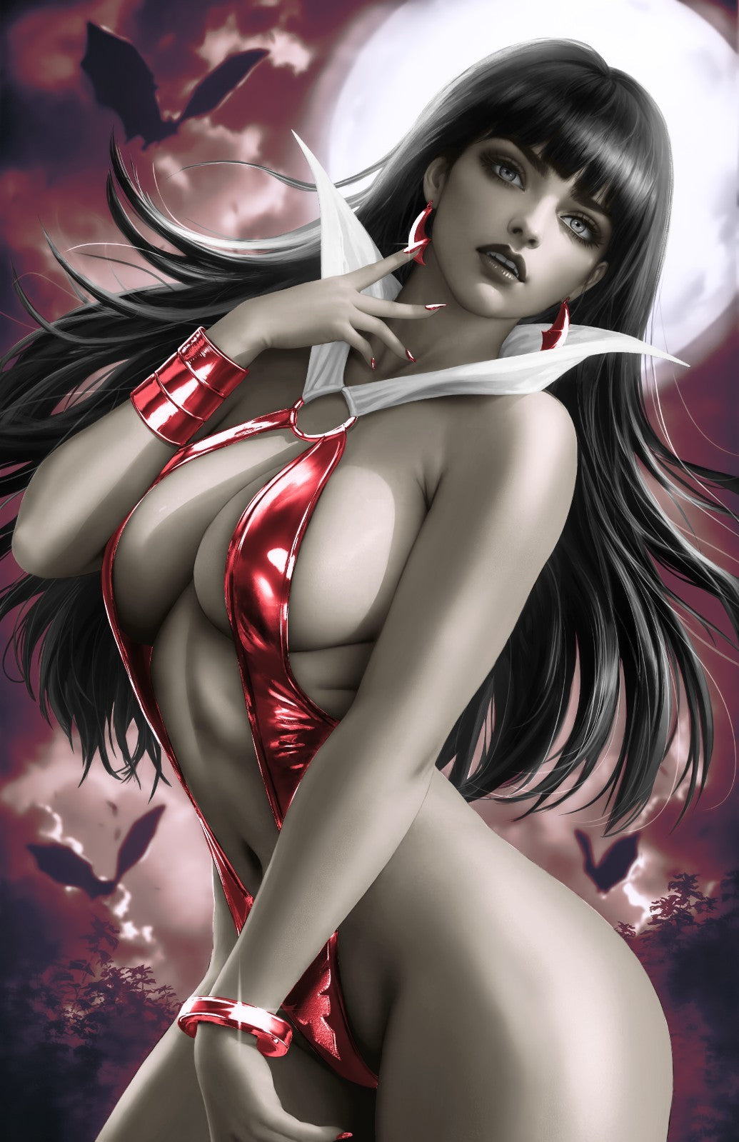 VAMPIRELLA ARMAGEDDON #5 - DANEJO COVER C VIRGIN VARIANT KNIGHT OF COMICS NM+