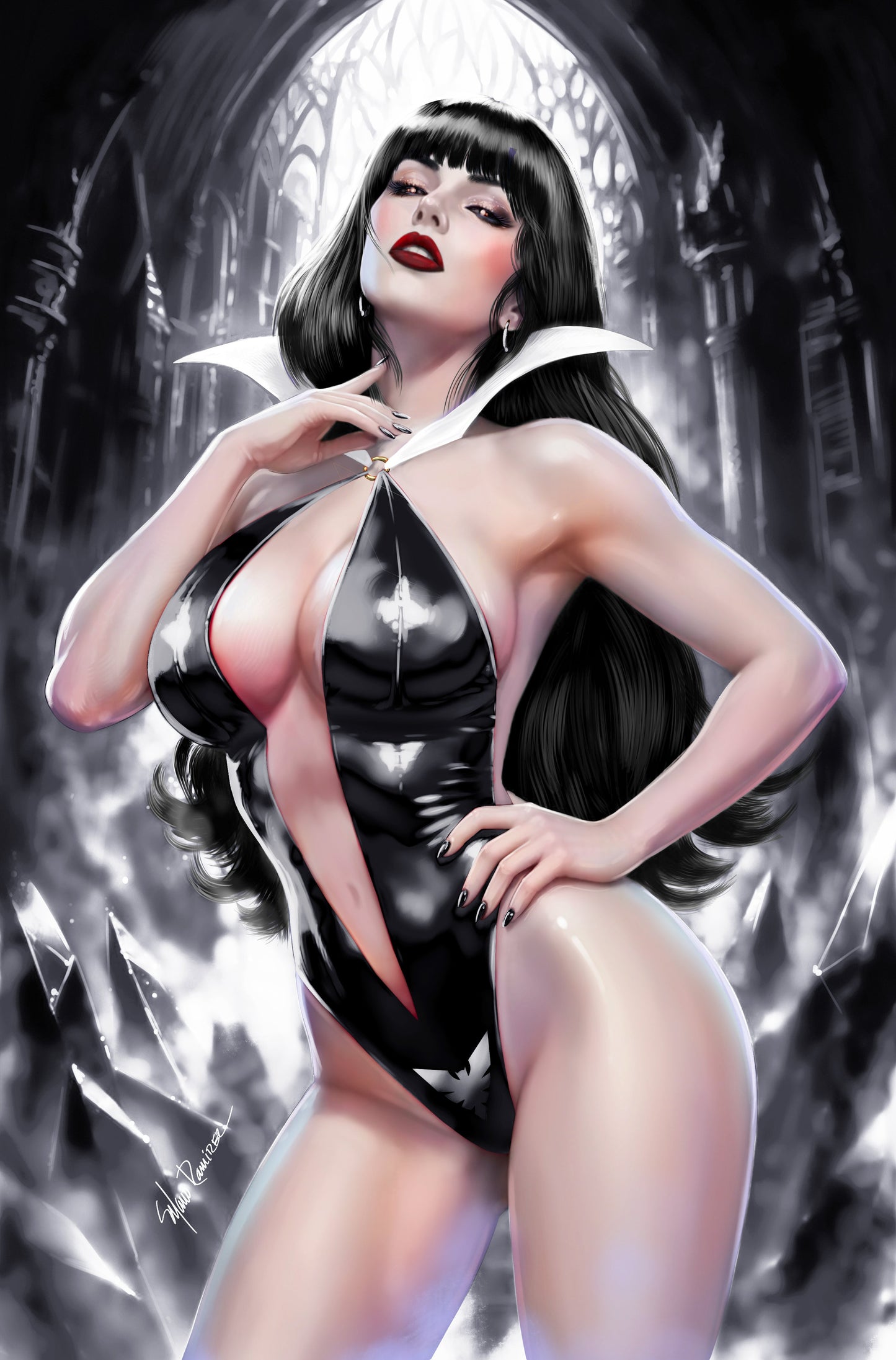 VAMPIRELLA #1 - MANUEL RAMIREZ COVER D VIRGIN VARIANT EXCLUSIVE LTD 50