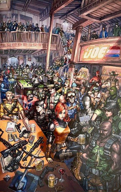 GI Joe Real American Hero #321 ALAN QUAH  Big Dex Comics Virgin Variant