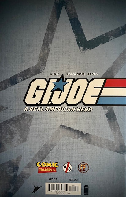 GI Joe Real American Hero #321 ALAN QUAH  Big Dex Comics Virgin Variant