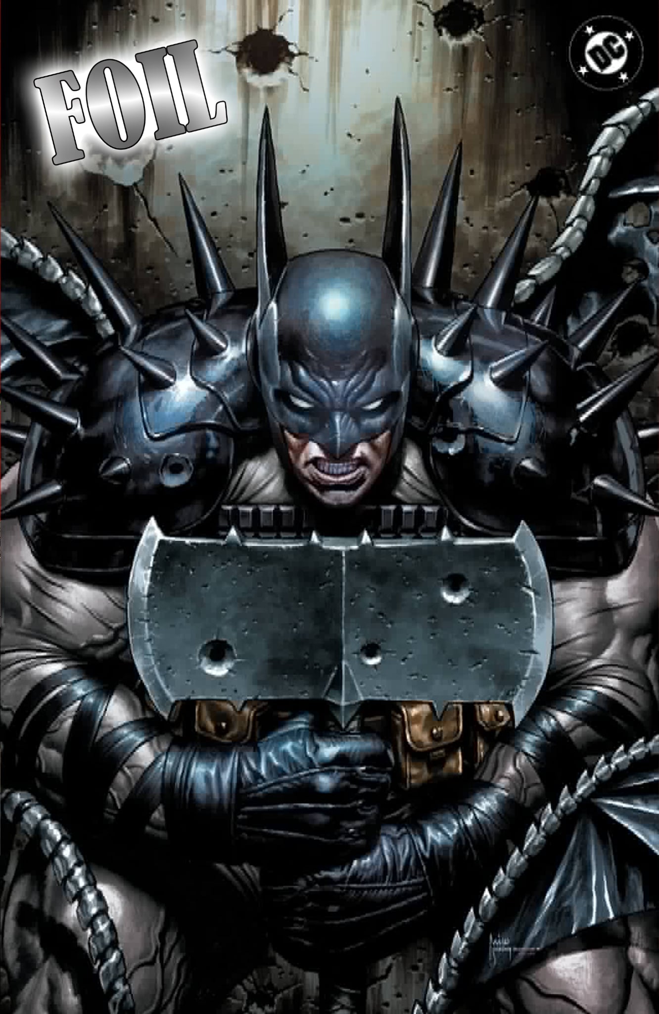 Absolute Batman #22 MICO SUAYAN SDCC Exclusive Foil Virgin Variant front cover featuring premium foil Batman artwork by Mico Suayan.
