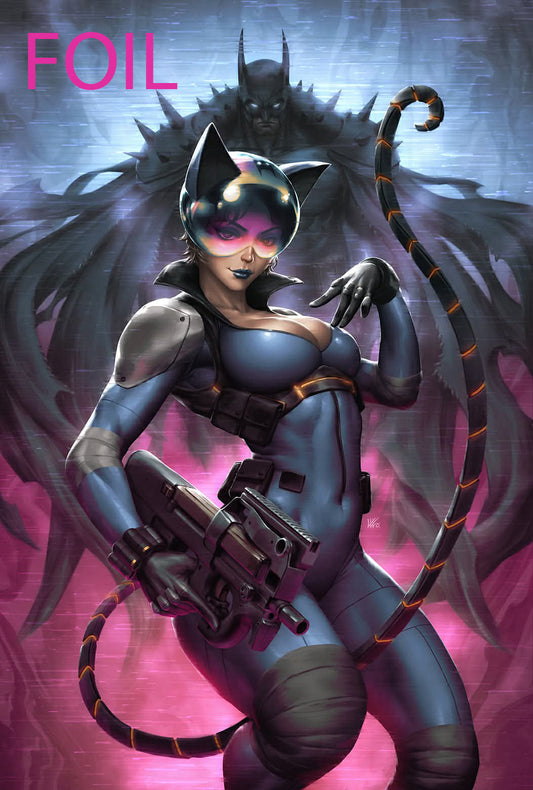 Absolute Catwoman #1 KENDRICK LIM Exclusive PINK Spot Foil Virgin (PRE-ORDER)