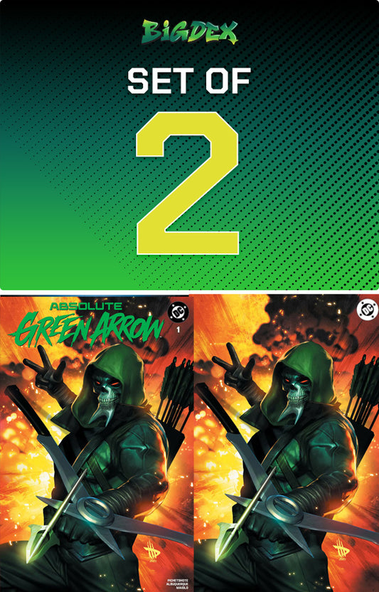 Absolute Green Arrow #1 DAVE WILKINS Big Dex Exclusive Trade/Virgin Set