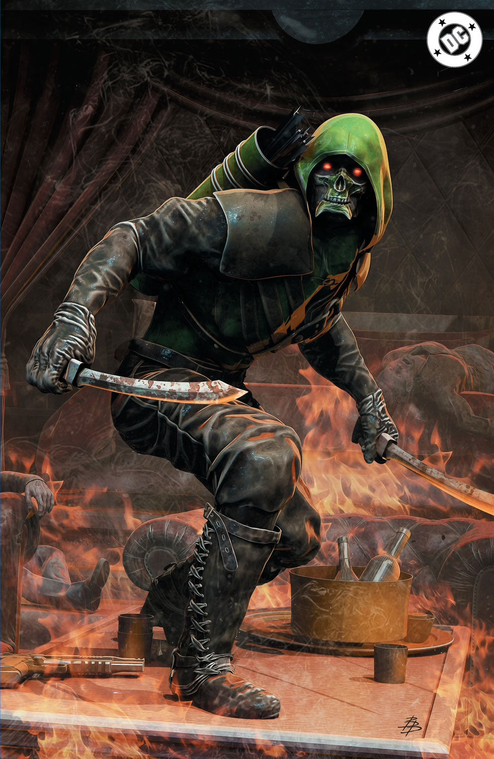 Absolute Green Arrow #2 BJORN BARENDS HeroesCon Exclusive Foil Virgin Variant Cover