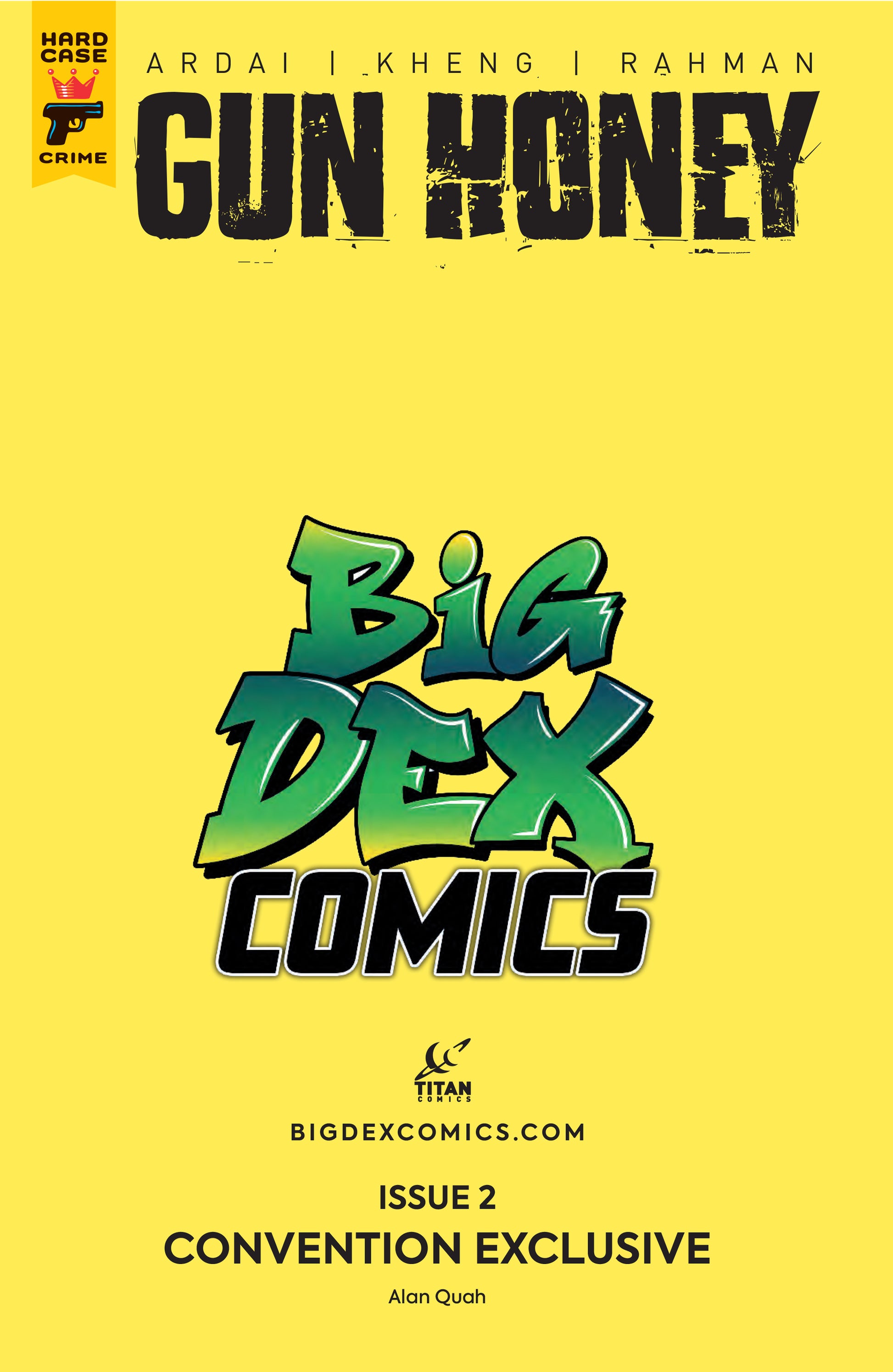 Gun Honey #2 Alan Quah HeroesCon Exclusive Virgin Variant Back Cover