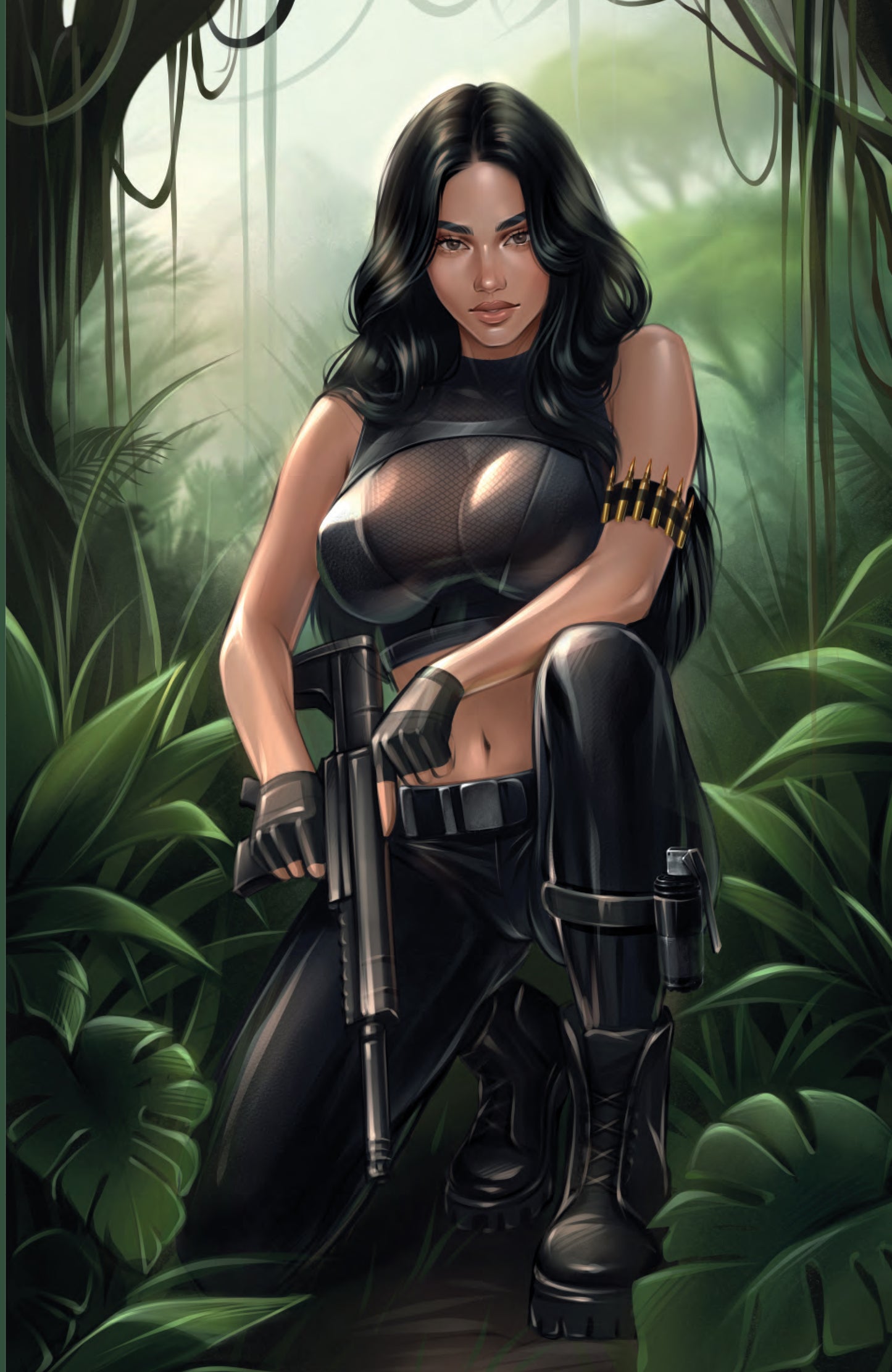 Gun Honey #2 Pilnikova Art SDCC Exclusive Virgin Variant Front Cover