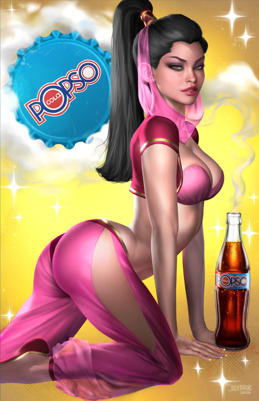 Pop Kill #4 JOSH BURNS HeroesCon 2026 Exclusive Pink Virgin Variant comic cover
