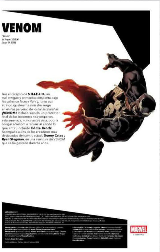Venom #1 TODD McFARLANE MegaCon Exclusive Mexican Foil Virgin Variant